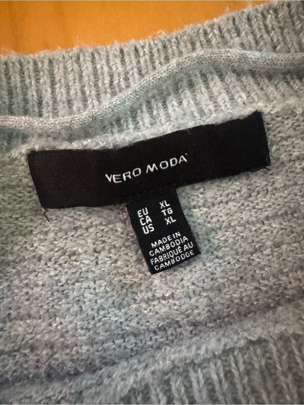 Vero Moda Light Blue Crewneck Sweater - Picture 3 of 6